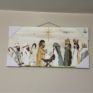 28”x14” nativity scene new